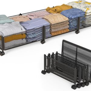Under Bed Storage With Wheels, 47.2''/90lbs/57.6L - Image 1